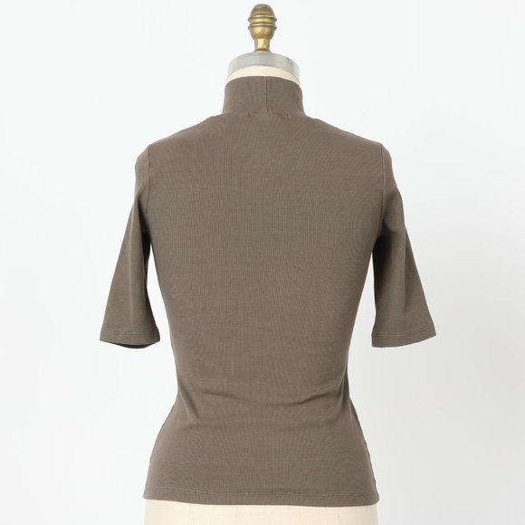 2x1 Mockneck in OLIVE - Picture 2 of 4